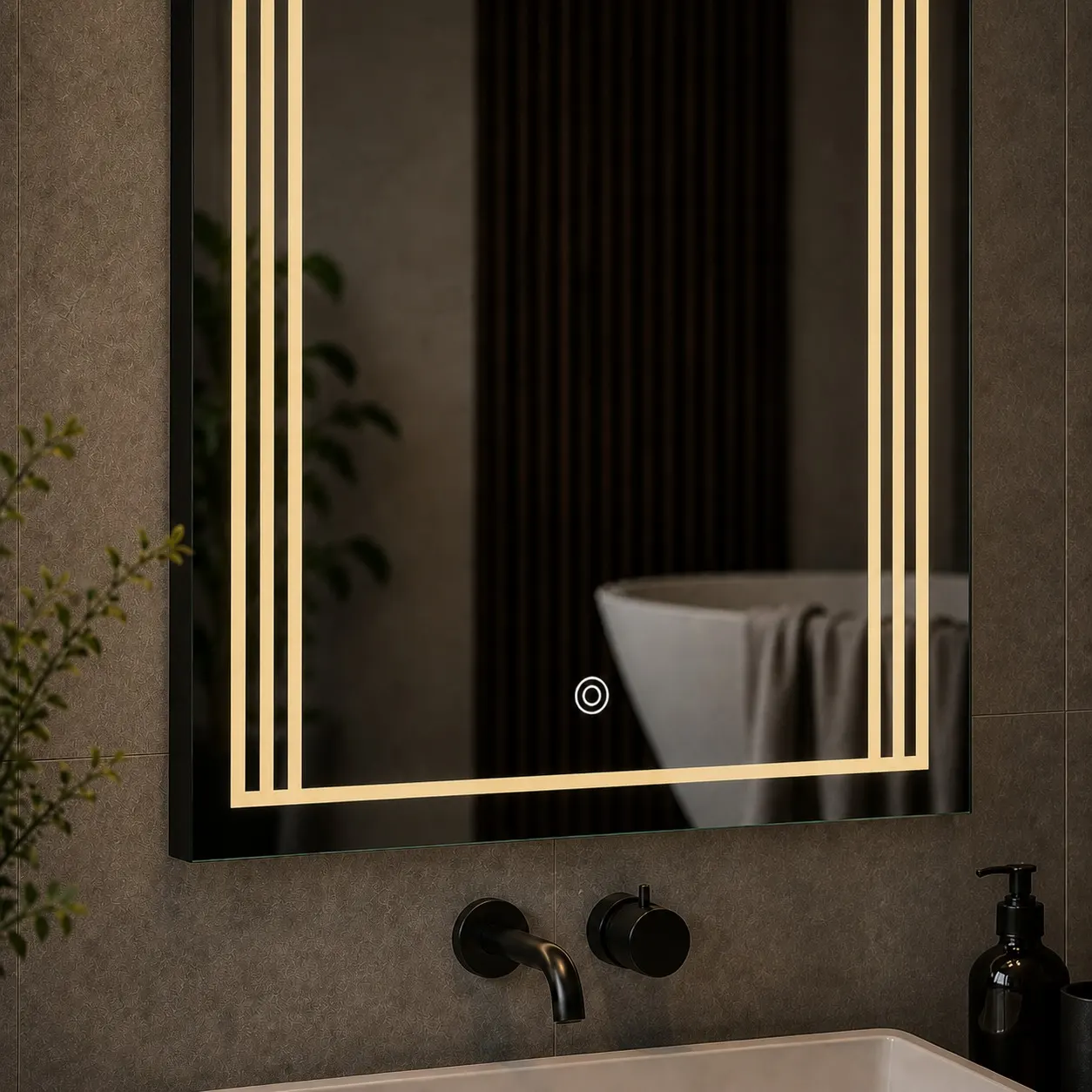 Luxury Backlit Bathroom LED Mirror